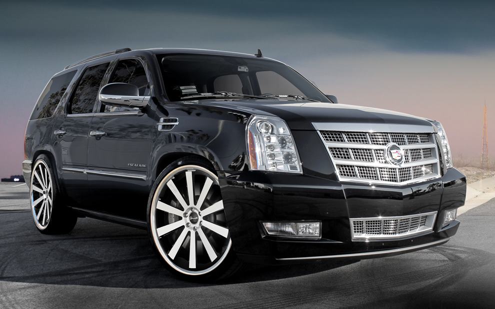 Gianelle Santo-2SS on Black Cadillac Escalade